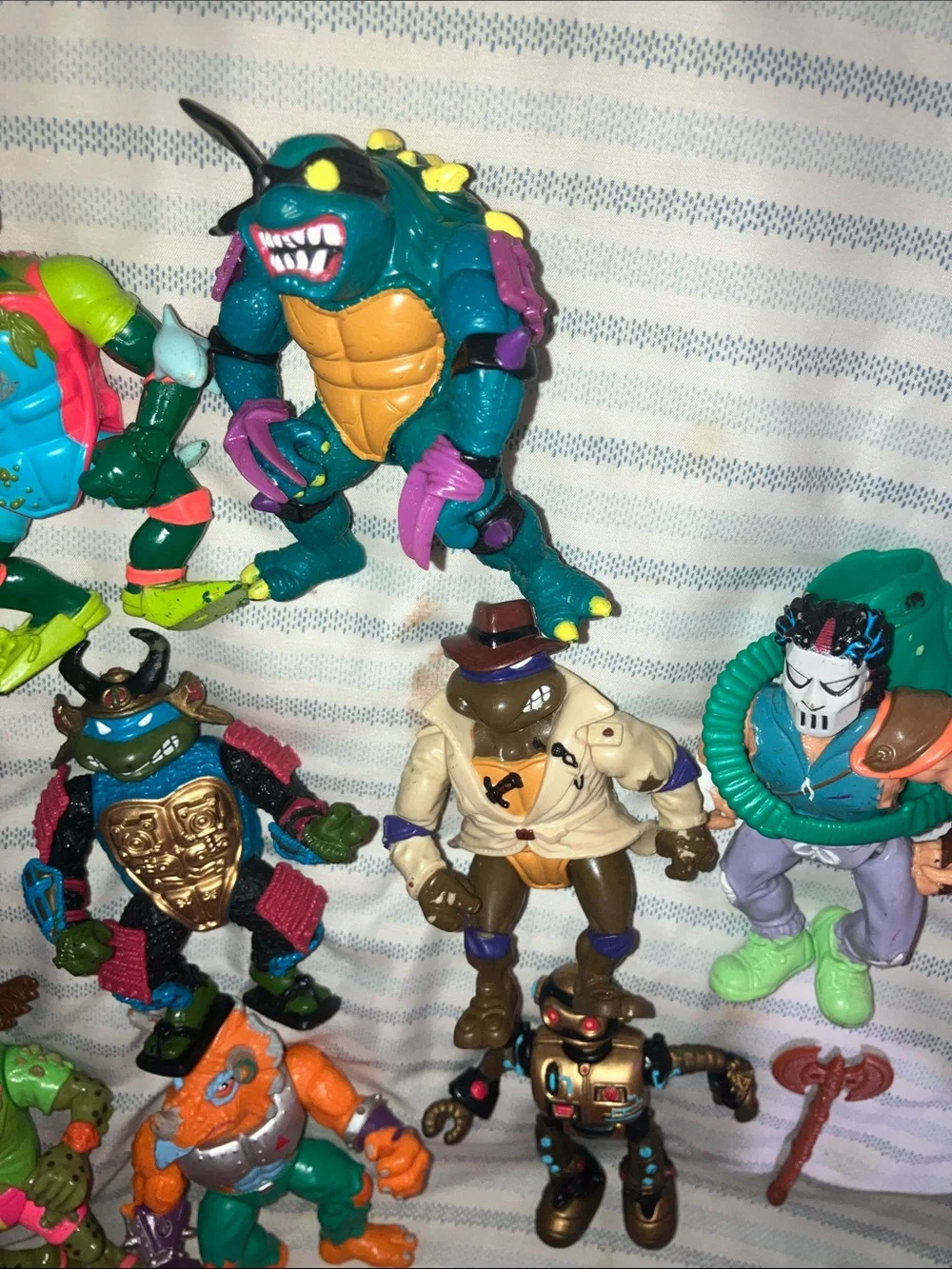 Vintage TMNT 10 pc lot 80s 90s slash bebop Casey jones